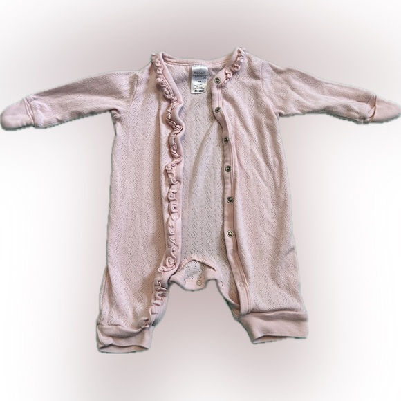 Baby Button Up Onesie - Picture 1 of 2